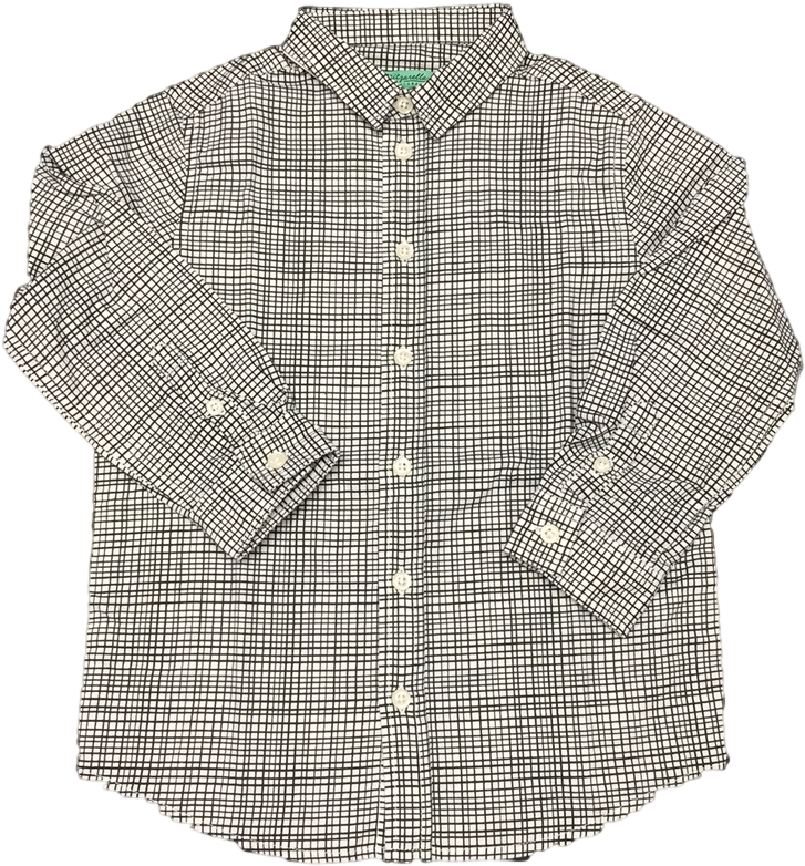 Graph Paper Pattern Shirt PNG Image