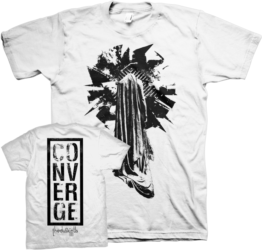 Graphic Converge Band T Shirt Design PNG Image