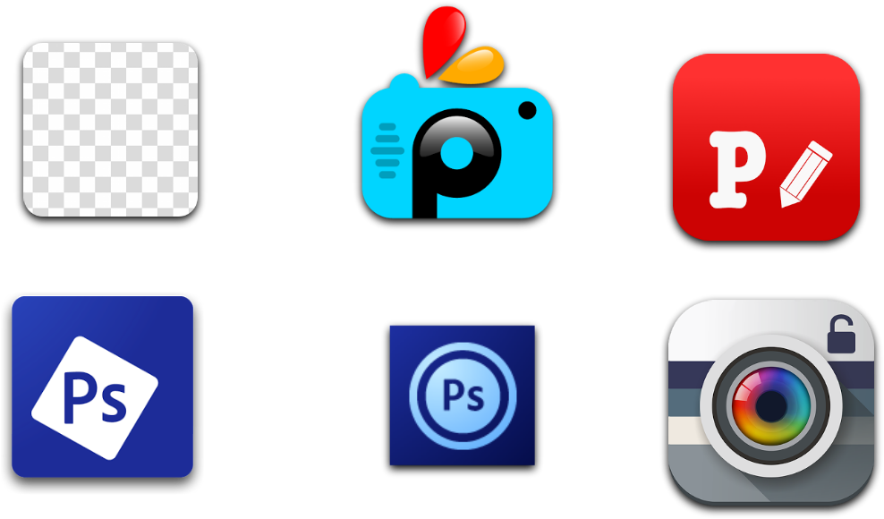 Graphic Design App Icons PNG Image