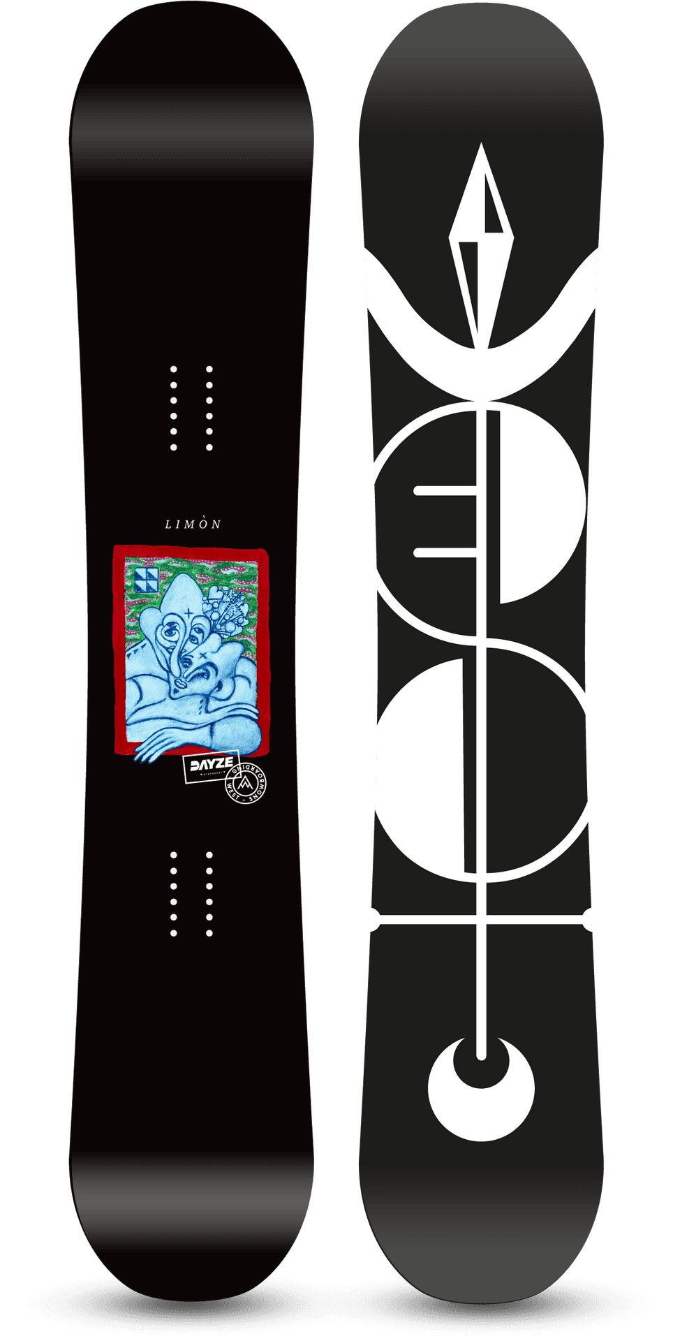 Graphic Design Snowboard PNG Image