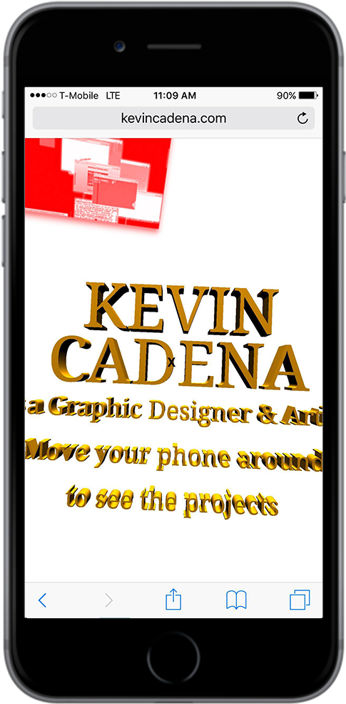 Graphic Designer Portfolio Mobile View PNG Image