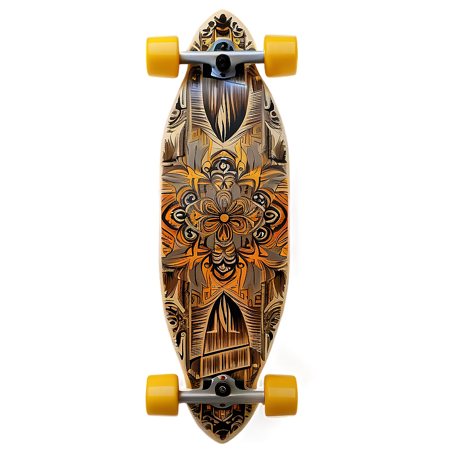 Graphic Longboard Png 06272024 PNG Image