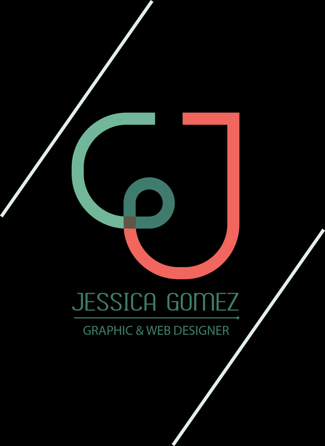 Graphic Web Designer Branding Jessica Gomez PNG Image