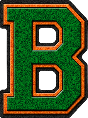 Grass Texture Letter B PNG Image