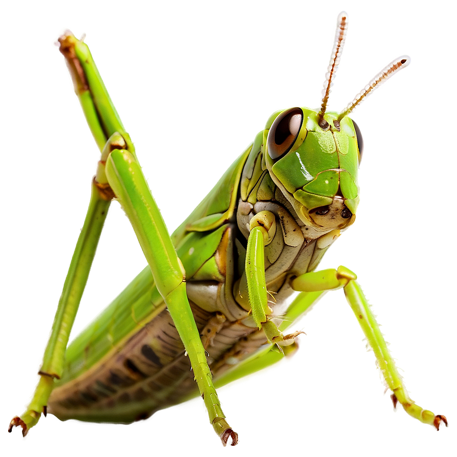 Grasshopper Close-up Png 06122024 PNG Image