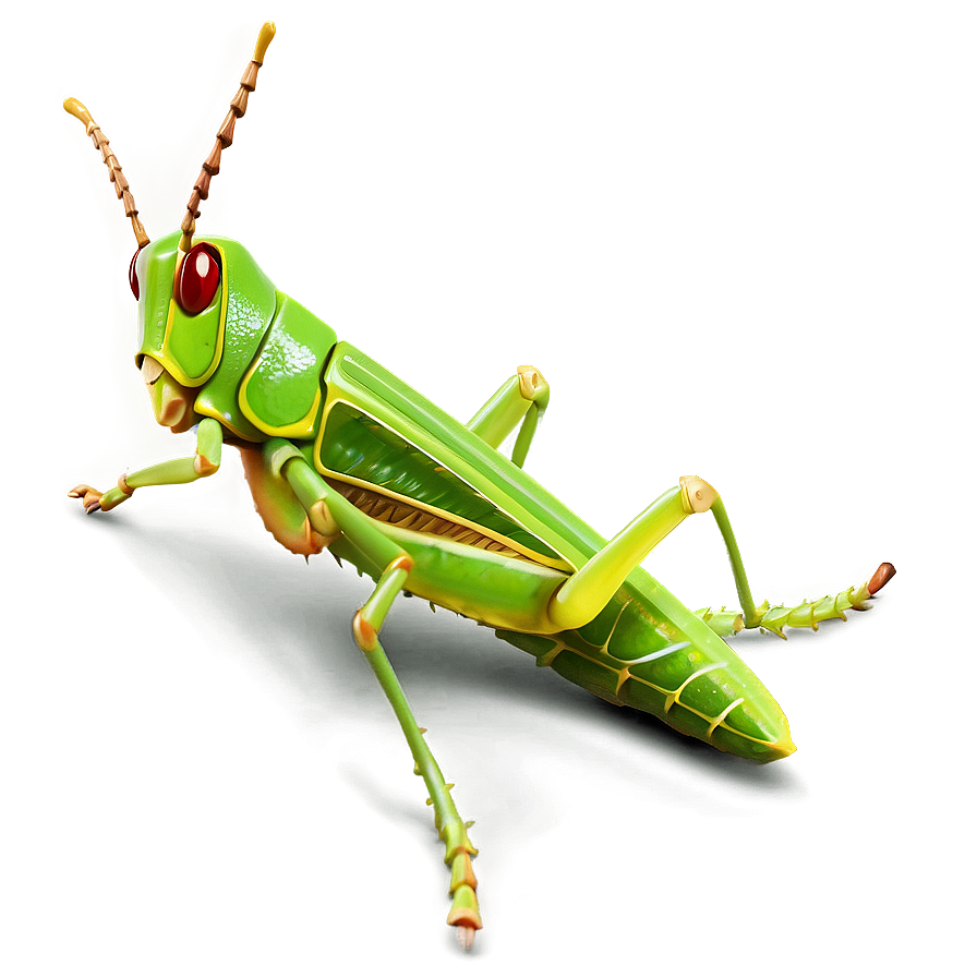 Grasshopper Eating Leaf Png Cvr PNG Image