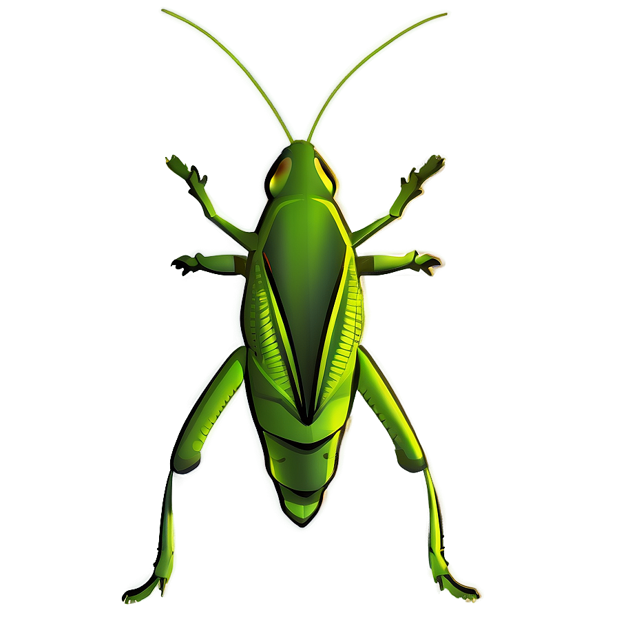 Grasshopper Silhouette Png 06122024 PNG Image