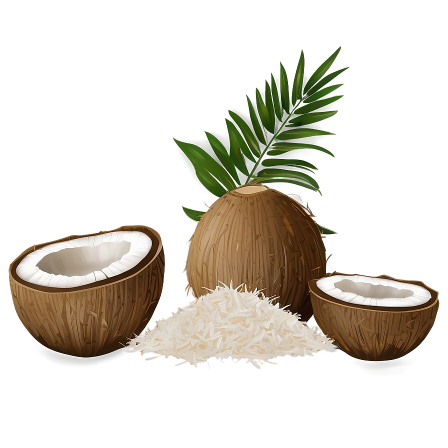 Grated Coconut Png Irq PNG Image