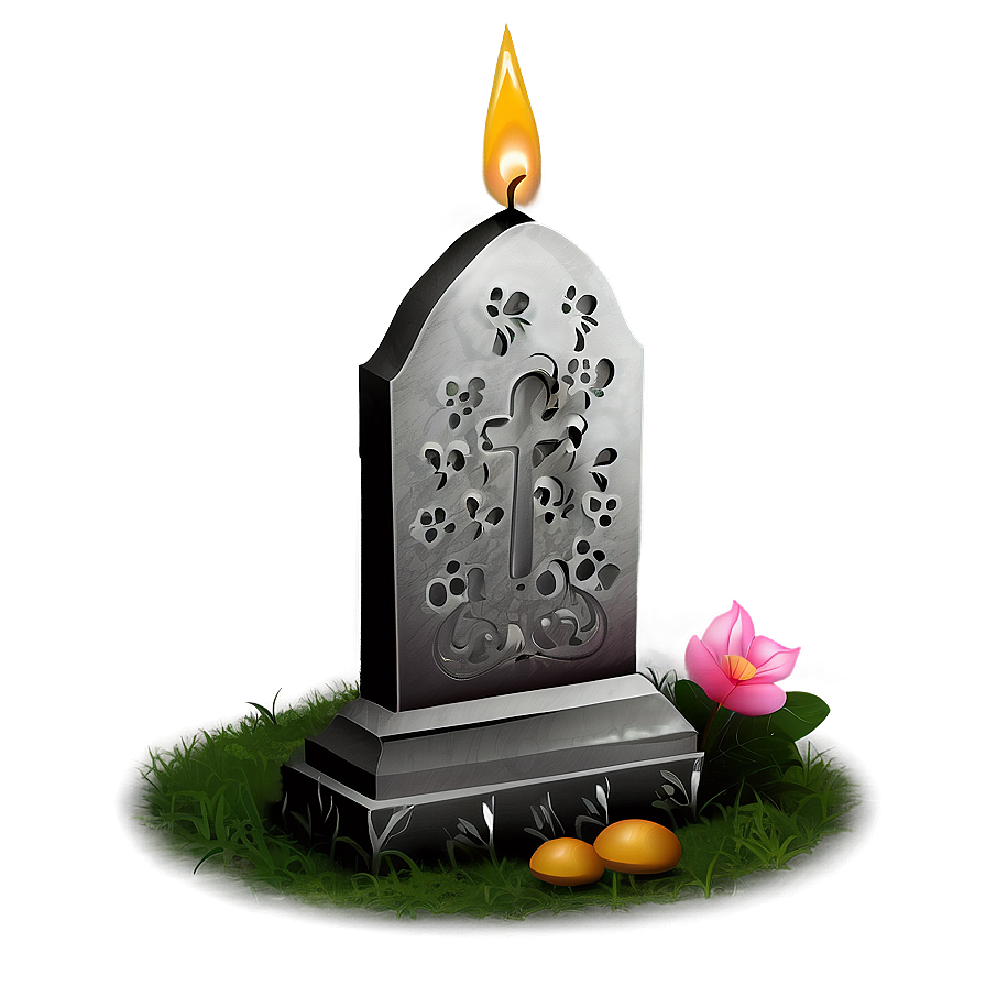 Grave With Candle Png Ncg PNG Image