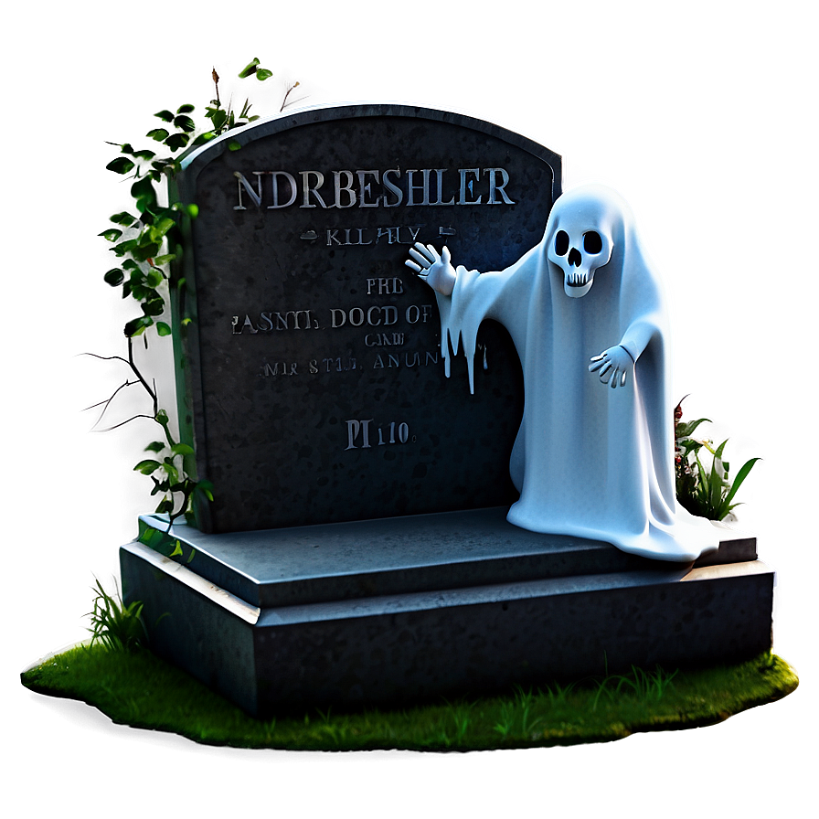 Grave With Ghost Png Fxh68 PNG Image