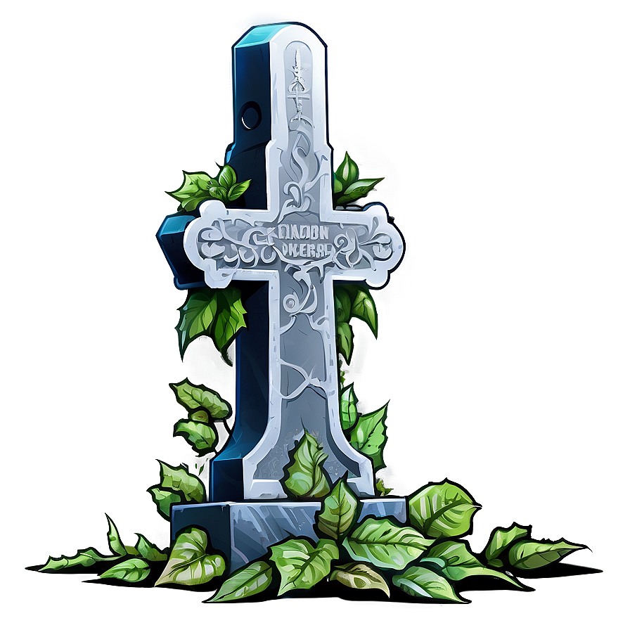 Grave With Ivy Png Fjl49 PNG Image