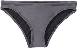 Gray Bikini Bottoms Isolated PNG Image