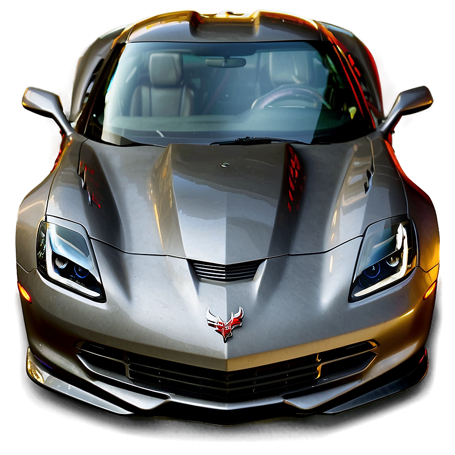 Gray Corvette Png Pia PNG Image