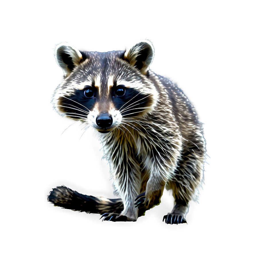 Grayscale Raccoon Sketch Png Sew14 PNG Image