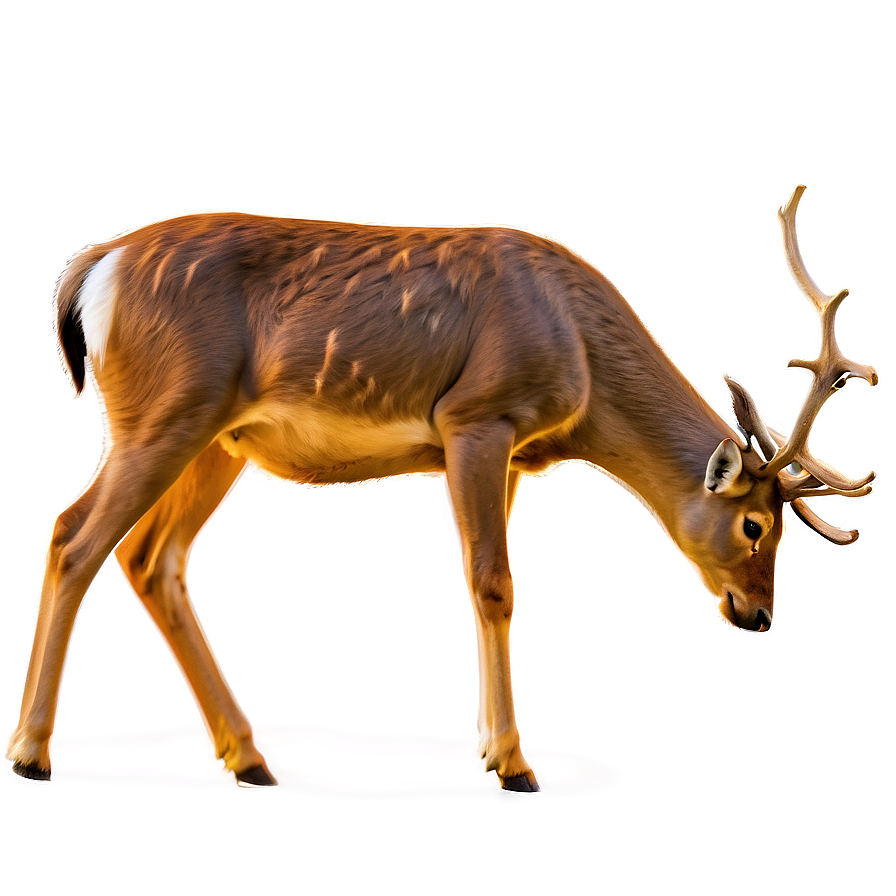 Grazing Deer Png Ada31 PNG Image