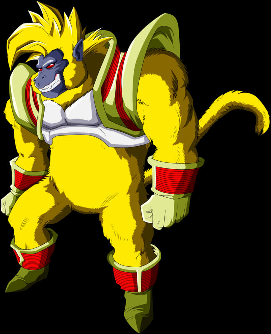 Great Ape Vegeta Illustration PNG Image