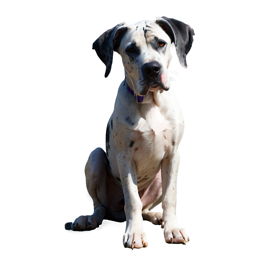 Great Dane At Beach Png Orn PNG Image