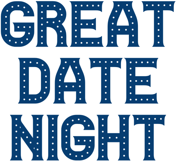 Great Date Night Text Graphic PNG Image