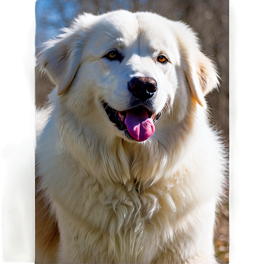 Great Pyrenees In Sunshine Png 79 PNG Image