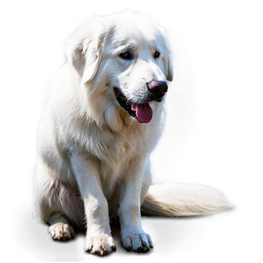 Great Pyrenees Sitting Png 81 PNG Image