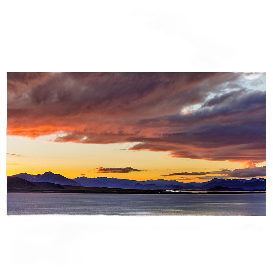 Great Salt Lake Sunset Png 06292024 PNG Image