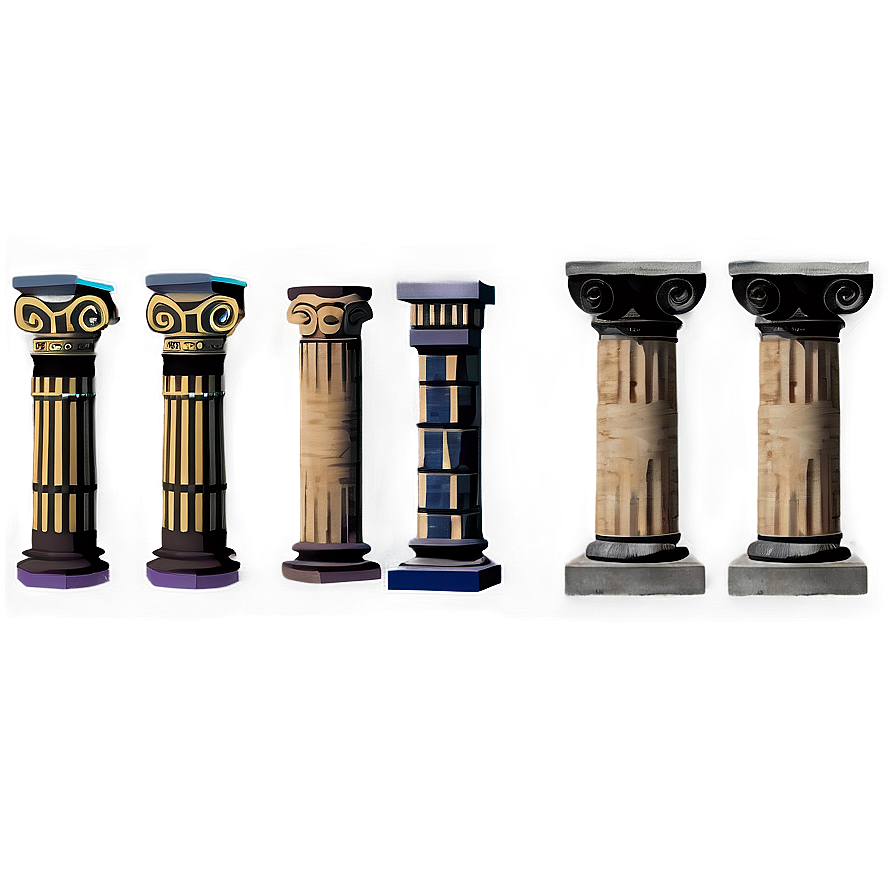 Greek Pillar Decoration Png 85 PNG Image