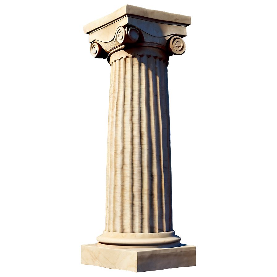 Greek Pillar Model Png Ylw PNG Image