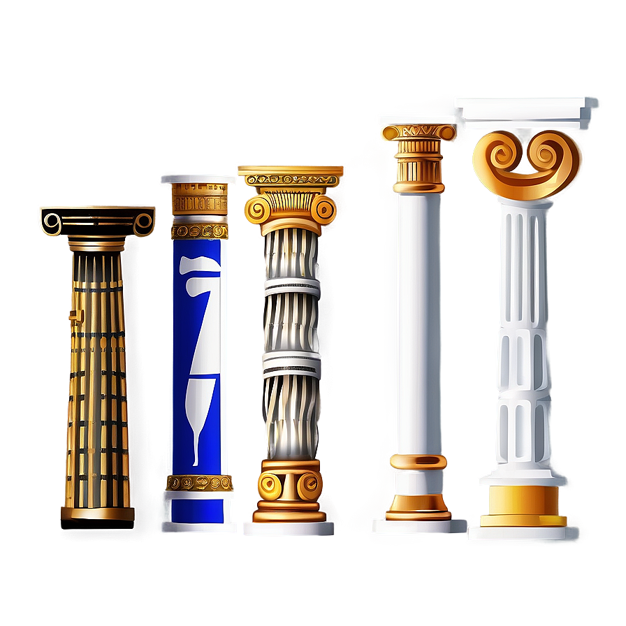 Greek Pillar Symbol Png Mdg57 PNG Image