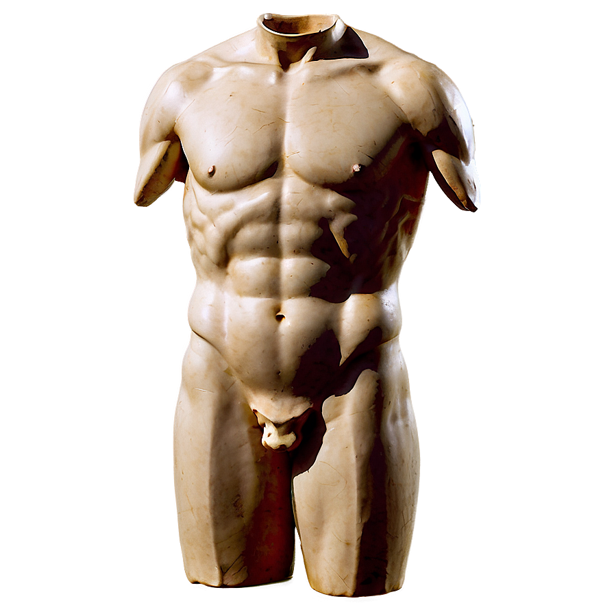 Greek Statue Torso Png Dip PNG Image