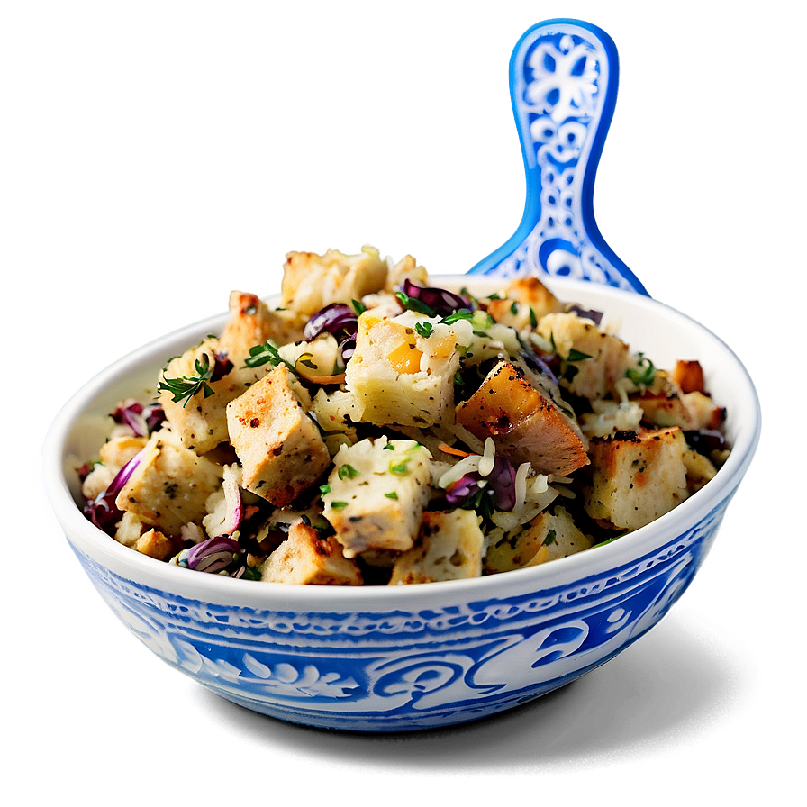 Greek Style Bread Stuffing Png 06272024 PNG Image