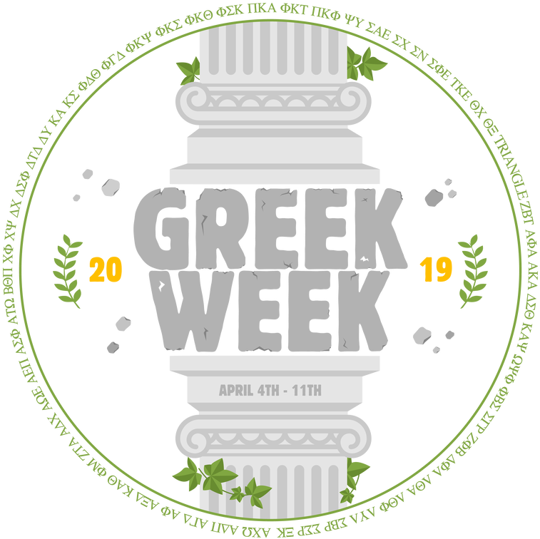 Greek Week Event Poster2019 PNG Image