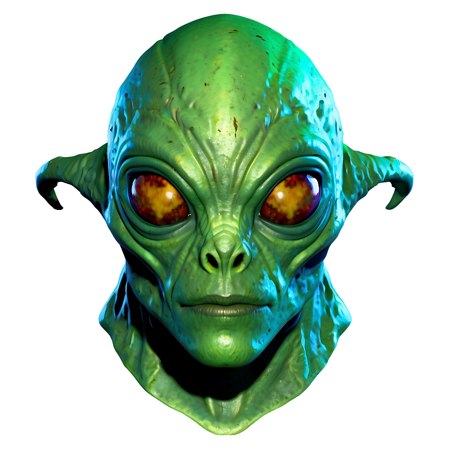 Green Alien Head Png 05032024 PNG Image