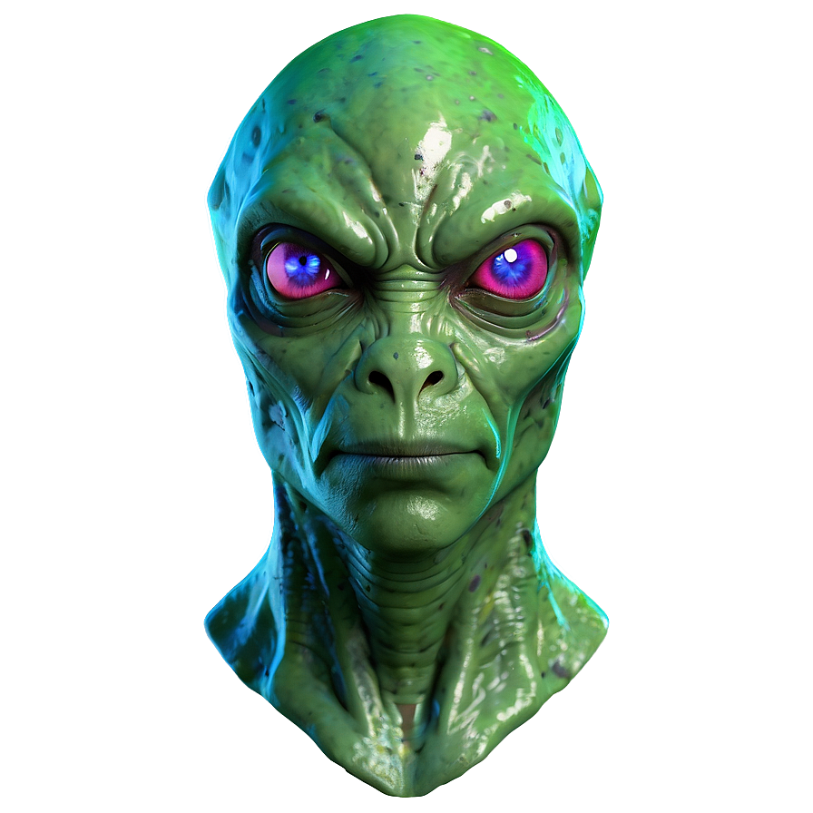 Green Alien Head Png 05032024 PNG Image