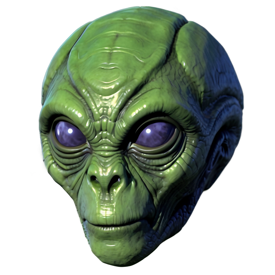 Green Alien Head Png 32 PNG Image