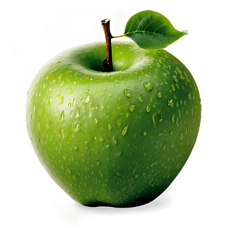 Green Apple B PNG Image