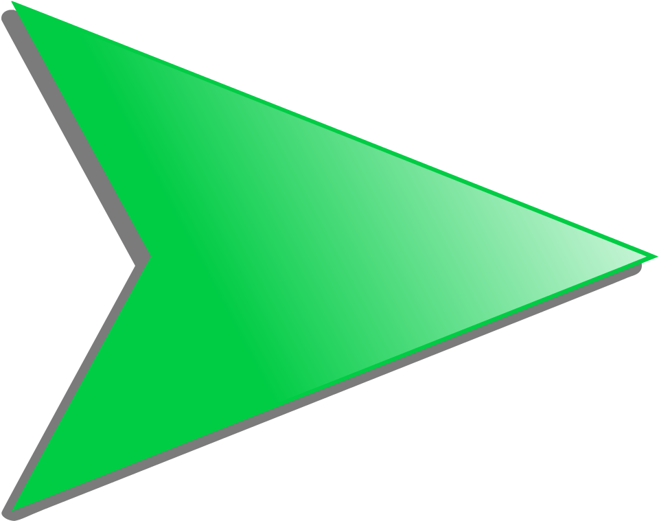 Green Arrow Icon PNG Image