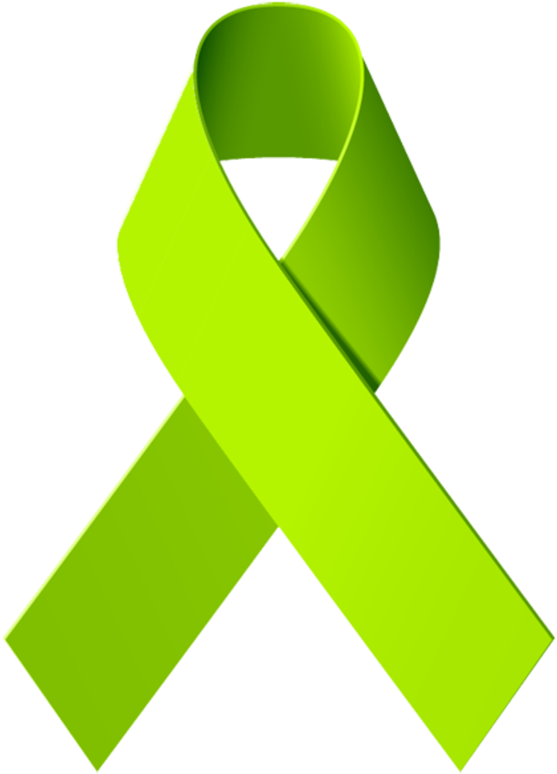 Green Awareness Ribbon PNG Image