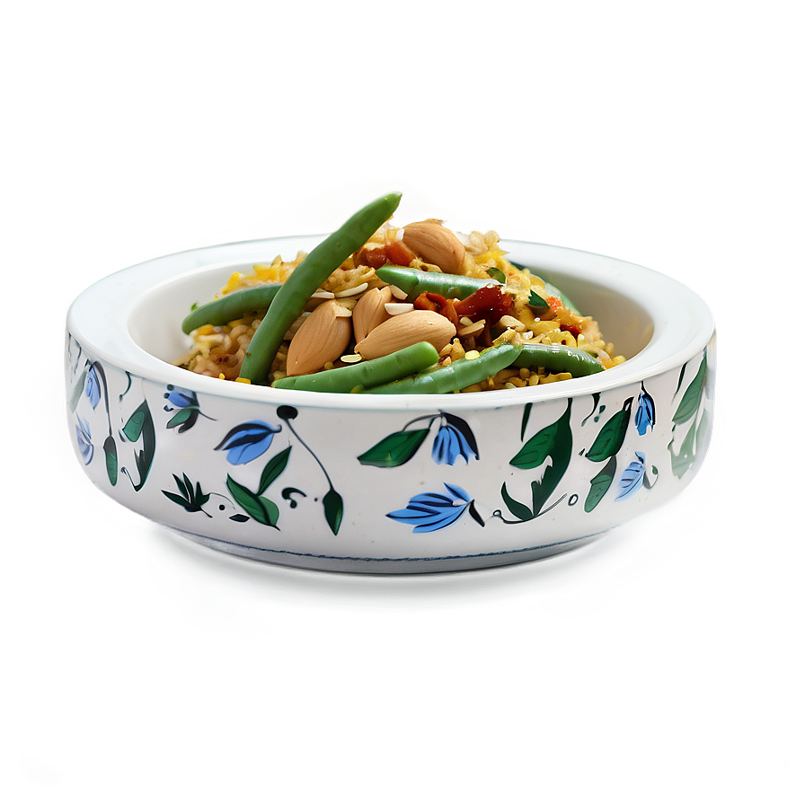 Green Bean And Almond Paella Png Rda74 PNG Image