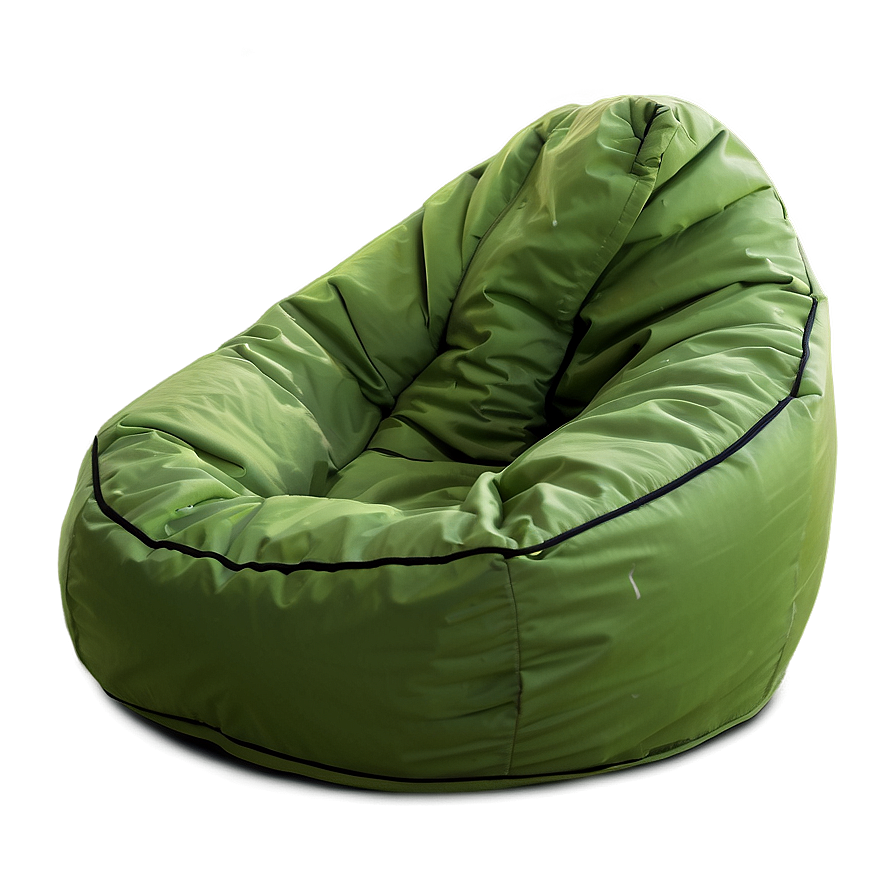 Green Bean Bag Chair Png Kpa53 PNG Image