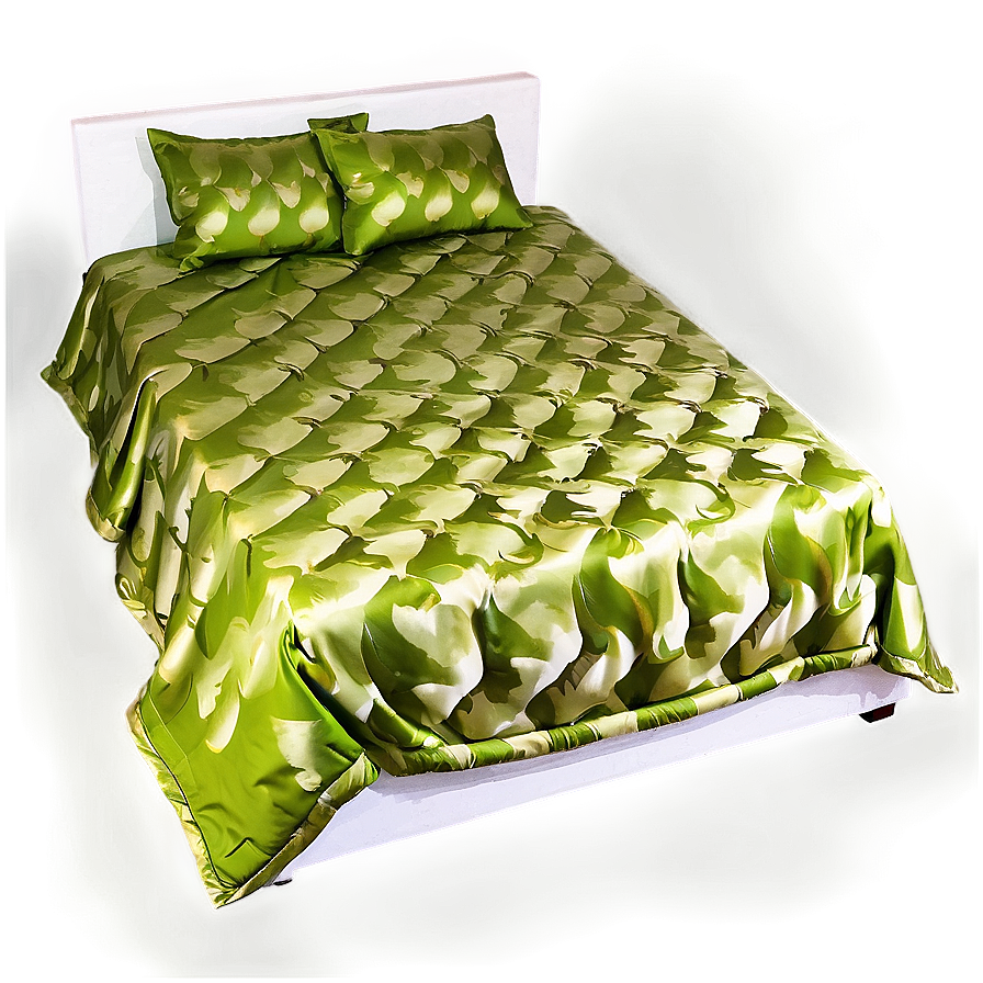 Green Bed Sheets Png 06282024 PNG Image