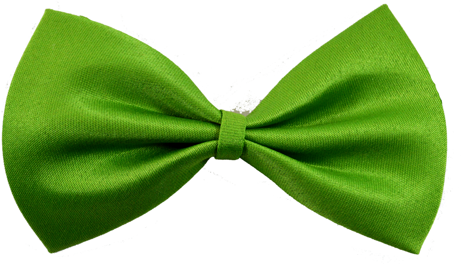 Green Bow Tie Transparent Background PNG Image