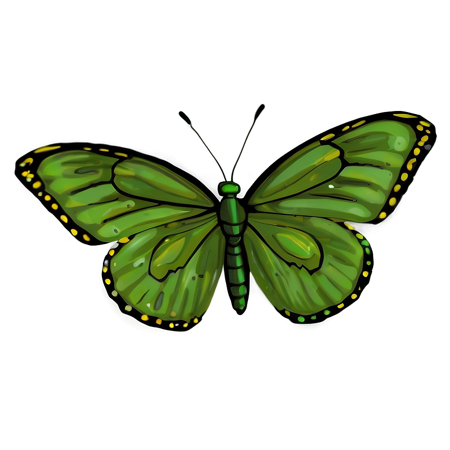 Green Butterflies Png 64 PNG Image