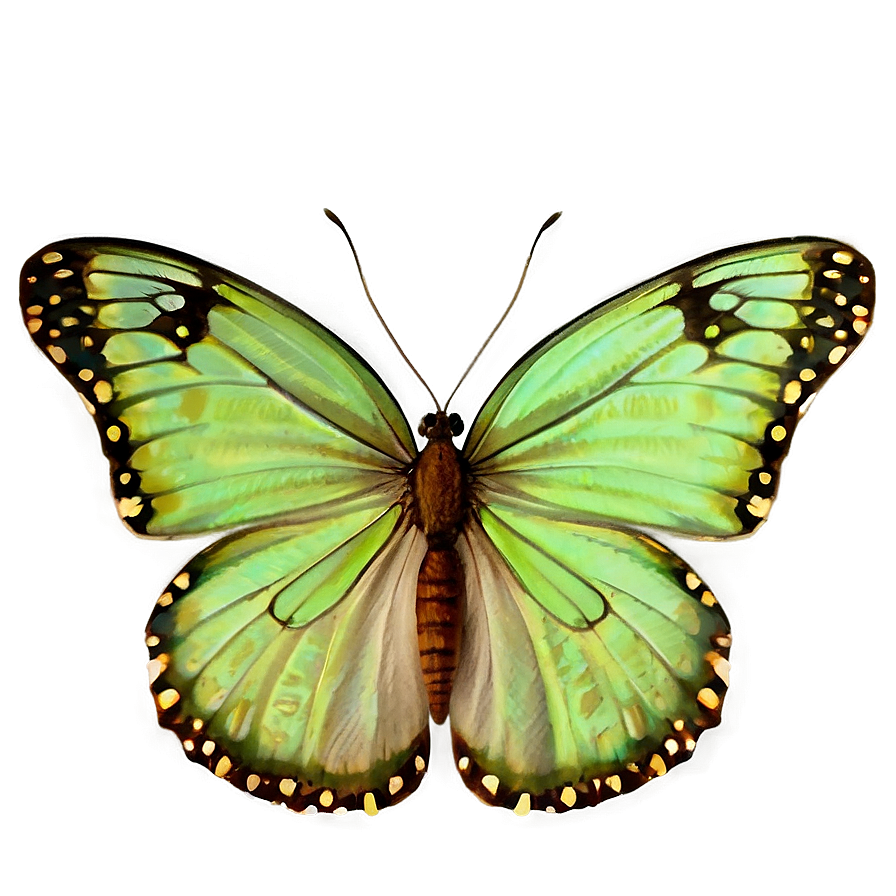 Green Butterflies Png Osg79 PNG Image