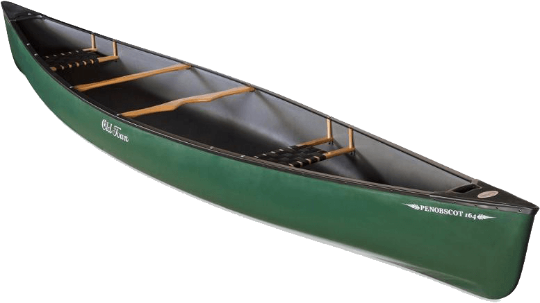 Green Canoe Old Town Penobscot PNG Image