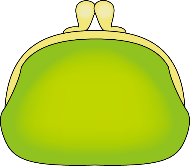 Green Cartoon Purse Illustration PNG Image