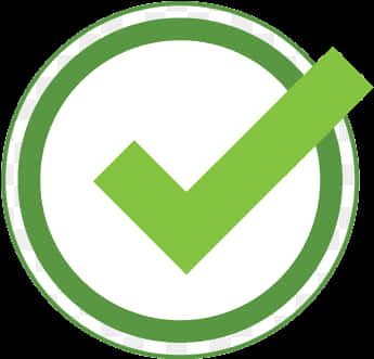 Green Check Mark Icon PNG Image