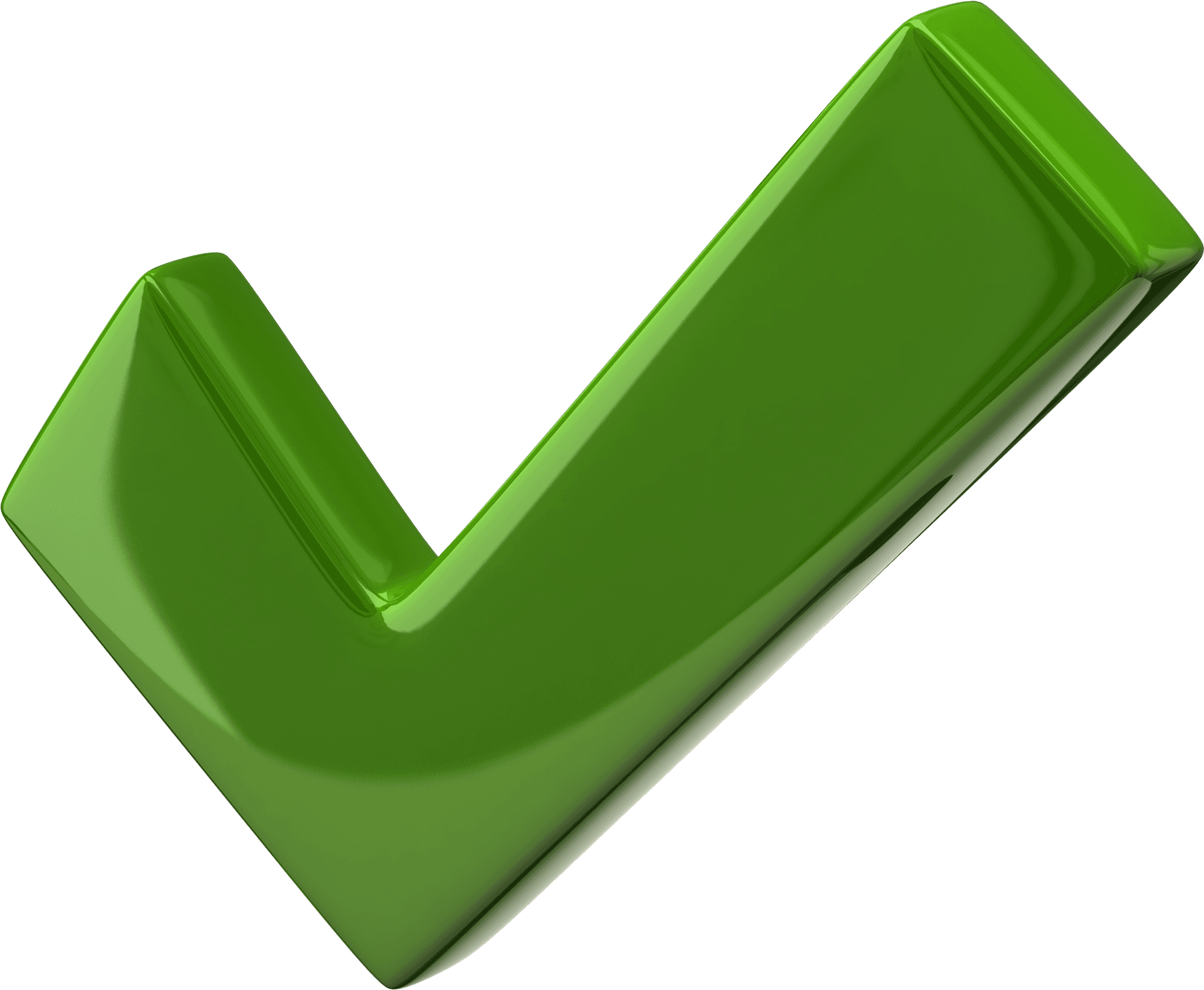 Green Checkmark Graphic PNG Image