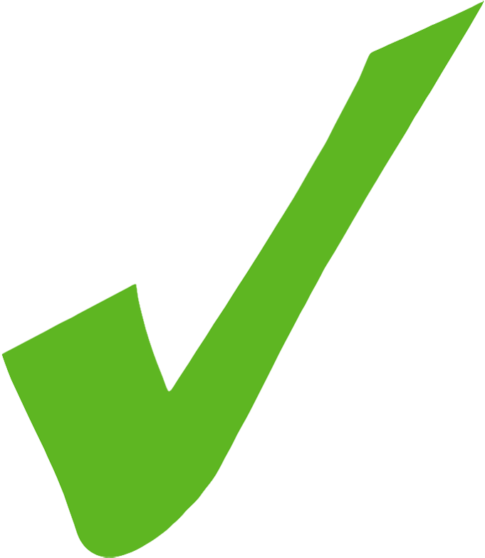 Green Checkmark Graphic PNG Image