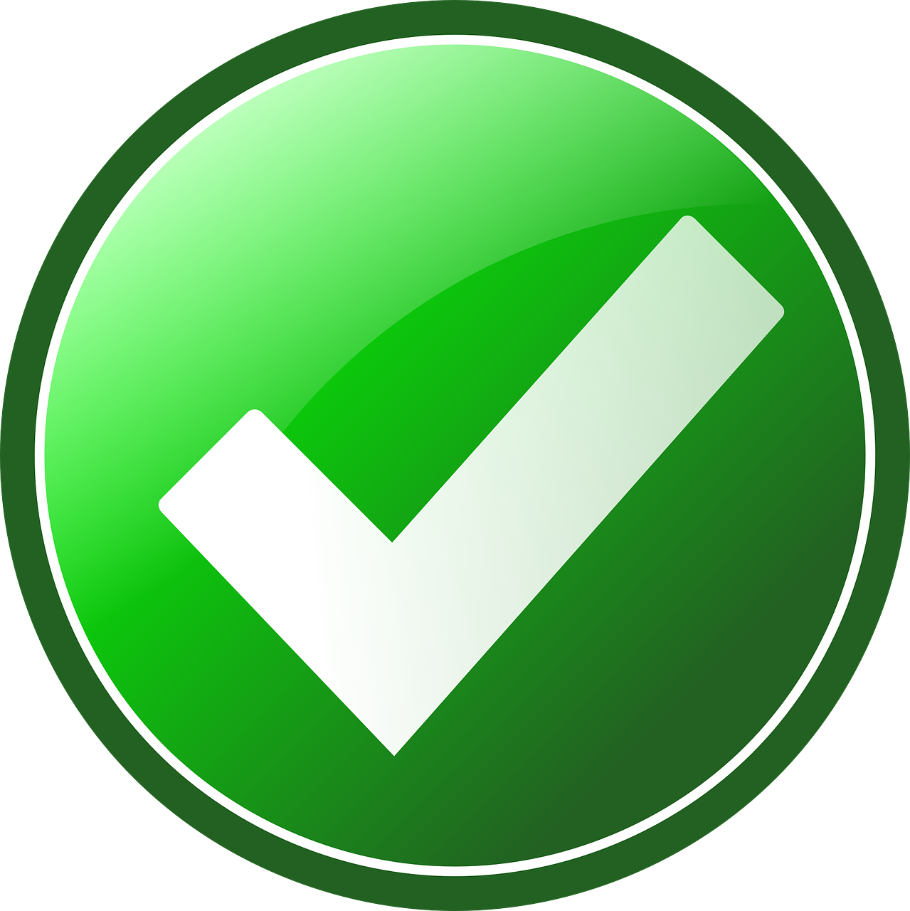 Green Checkmark Icon PNG Image