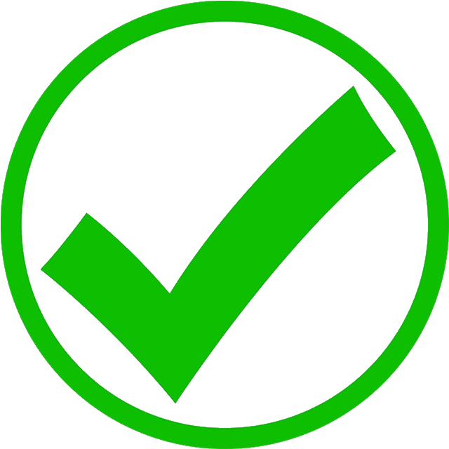 Green Checkmark Icon PNG Image